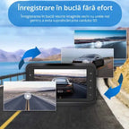Camera auto dubla, Full HD, Rezolutie 1080p pentru Siguranța Casei