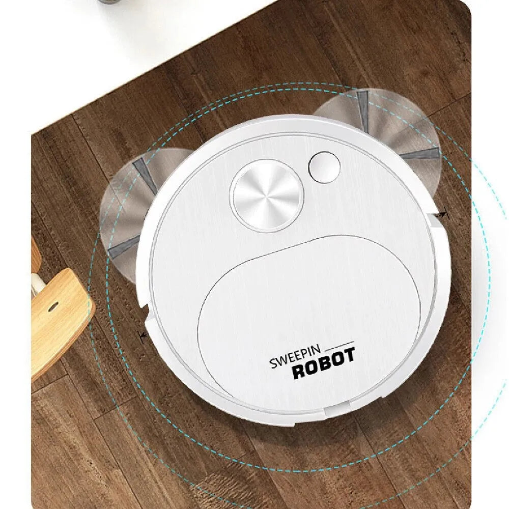 Aspirator robot Sweepin alb incarcare USB zgomot redus Imagine secundară a produsului