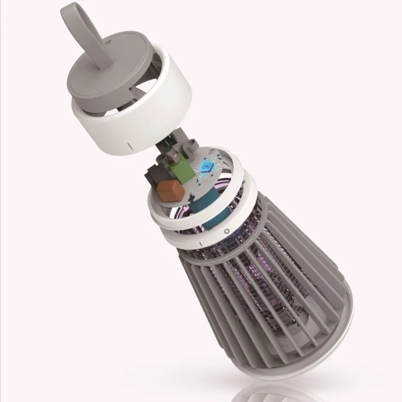 Lampă UV Anti-Insecte Portabila, 1.2W, Reincarcabila USB, 1200mAh, Curea Suspendare