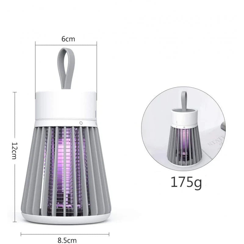Lampă UV Anti-Insecte Portabila, 1.2W, Reincarcabila USB, 1200mAh, Curea Suspendare