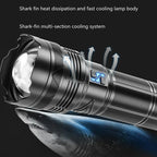 Lanterna profesionala cu LED laser, incarcare Type-C, 4 acumulatori inclusi