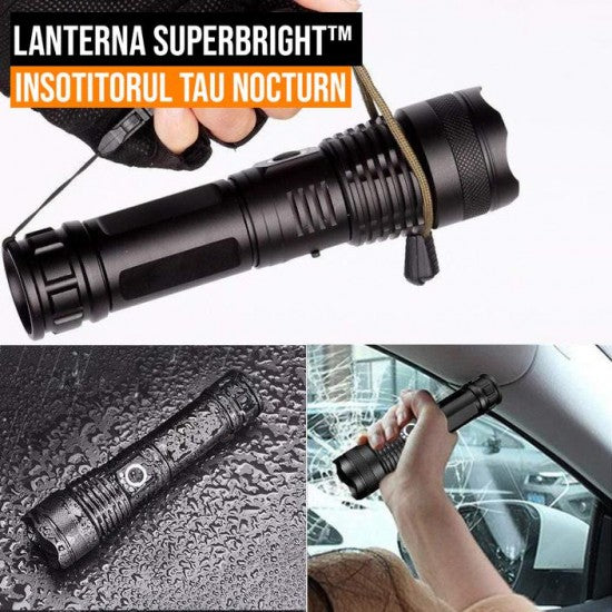 Lanterna LED Ultra-Bright, 20w din aluminiu, sursa XHP50/70/WHITE LASER
