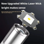 Lanterna LED telescopica, cu display si carlig de prindere, incarcare USB Type-C, CB-005