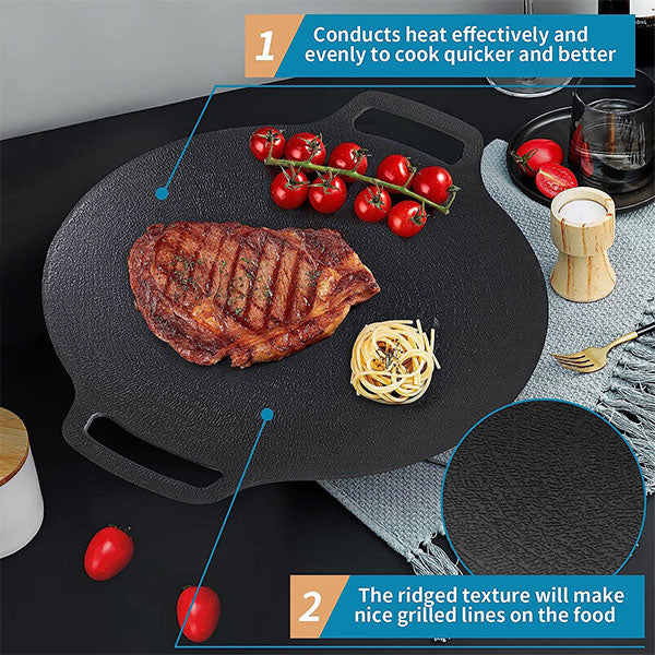 Plita rotunda coreeana pentru gratar 32 cm pentru Bucătărie Practică