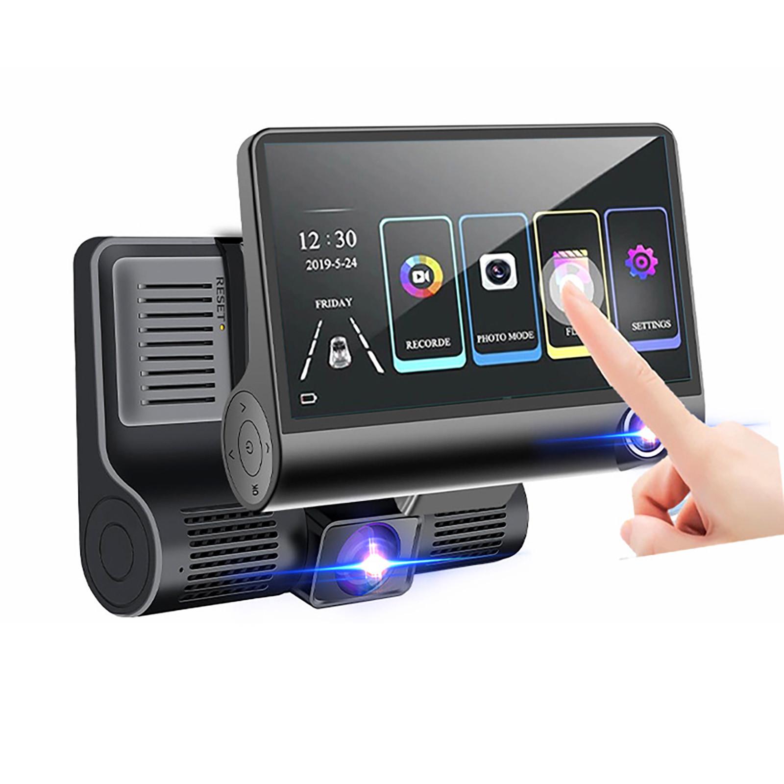 Camera auto dubla fata si interior, cu ecran 4" cu touch, Full-HD 1080p Imagine principală a produsului