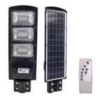 Lampă stradala proiector LED cu Incarcare Solara prin Panou Fotovoltaic + telecomanda