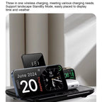 Statie de incarcare wireless, 30W, cu control tactil si incarcare rapida