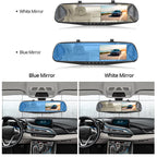 Oglindă retrovizoare 4.5 inch cu camera HD 1080P, DVR auto, cu microfon si difuzor incorporate + camera