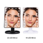 Oglindă makeup iluminata LED pentru machiaj, portabila