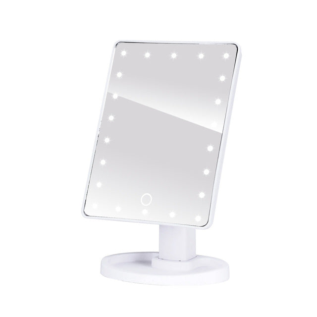 Oglindă makeup iluminata LED pentru machiaj, portabila