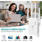 Amplificator retea, Router, WIFI Repeater, Booster, Extender, Dual Band, Gigabit, 1200MB