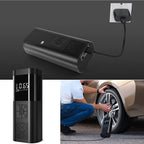 Compresor Auto Portabil, 3 in 1, Baterie 6000mAh Tip Powerbank