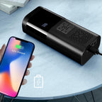 Compresor Auto Portabil, 3 in 1, Baterie 6000mAh Tip Powerbank