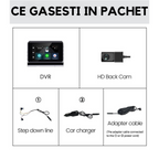 Camera video auto DVR 2K, cartela SIM 4G, monitorizare parcare 24h