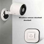 Alarma cu senzor de miscare si sonerie fara fir pentru intrare/iesire, detectie 12 m, volum 110 dB