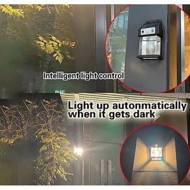 Lampă Solara de Perete 3W cu Senzor 600 LM pentru Casă Modernă