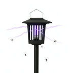 Lampă Solara Anti-Insecte 2 in 1 cu LED UV si Lumina Decorativa, Exterior/Interior, 3 Tipuri de Montaj