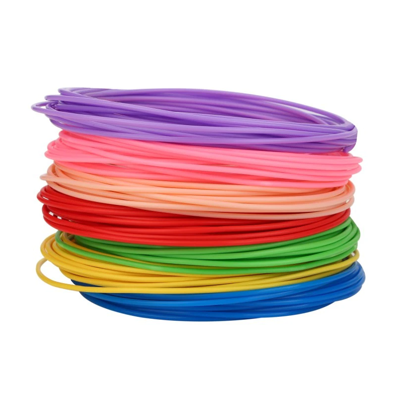 Set 10 rezerve filamente PLA pentru Creion 3D Magic, 1.75mm, multicolor, 50m Imagine principală a produsului