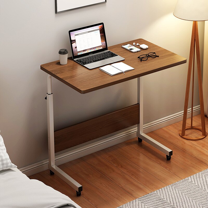 RESIGILAT - Masuta laptop reglabila, mini birou cu roti, 80 cm x 40 cm Imagine principală a produsului