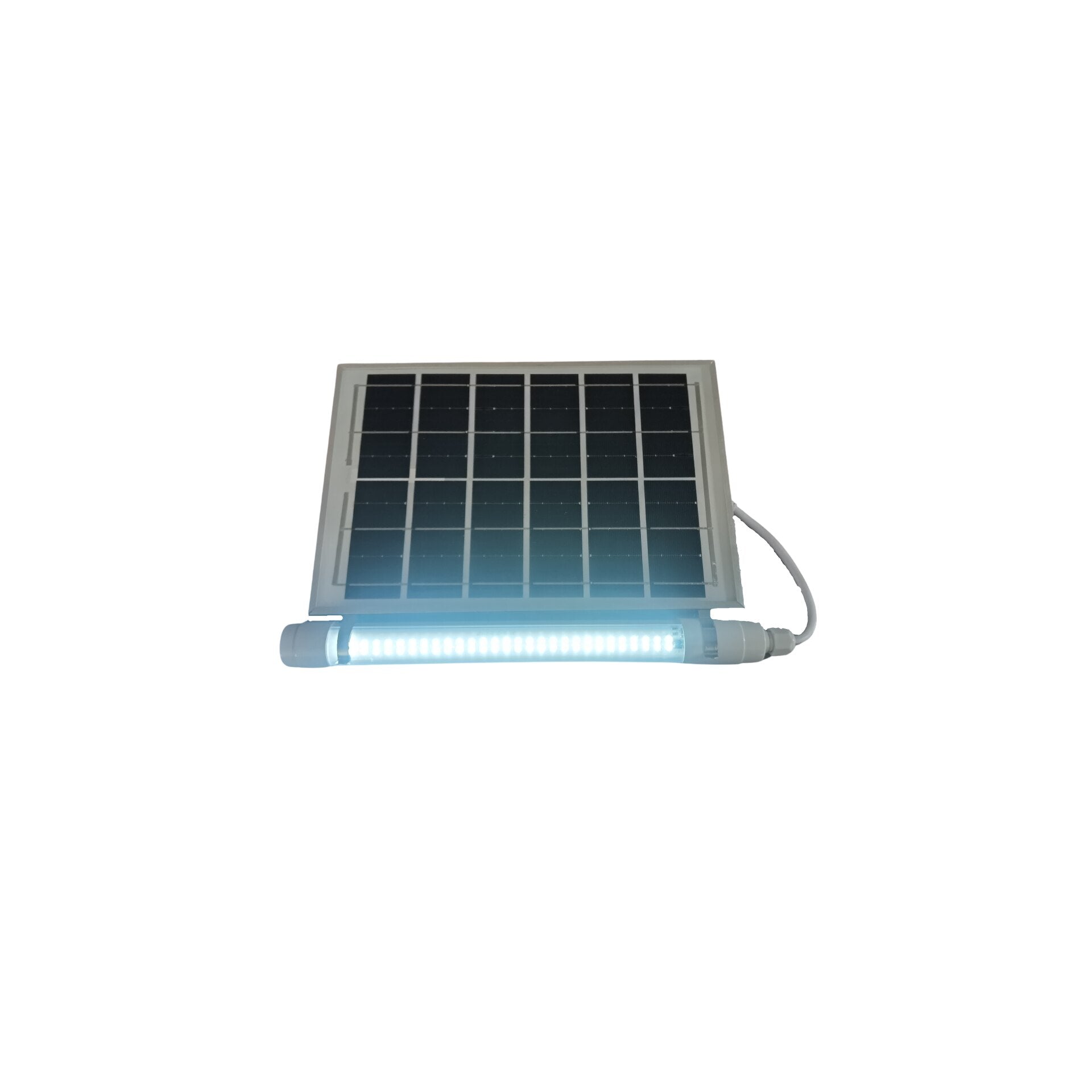 Lampă solara tip neon, LED 36W lumina rece cu panou solar, lungime Tub, 26 cm