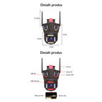 Cameră de supraveghere Tripla WIFI, 12MP, Exterior/Interior