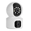 Camera dubla de supraveghere, 3MP, WIFI, Rotire 360°, HD, Senzor miscare, Alb/Negru