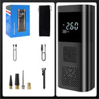 Compresor Auto Portabil, 3 in 1, Baterie 6000mAh Tip Powerbank