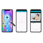 Camera dubla de supraveghere, 3MP, WIFI, Rotire 360°, HD, Senzor miscare, Alb/Negru