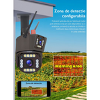 Cameră de supraveghere Tripla WIFI, 12MP, Exterior/Interior