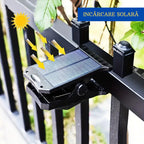 Lampă LED Solara cu senzor de miscare si clip de prindere, Iluminarea utomata, USB Type-C, IP65