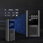 Compresor Auto Portabil, 3 in 1, Baterie 6000mAh Tip Powerbank