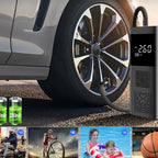 Compresor Auto Portabil, 3 in 1, Baterie 6000mAh Tip Powerbank
