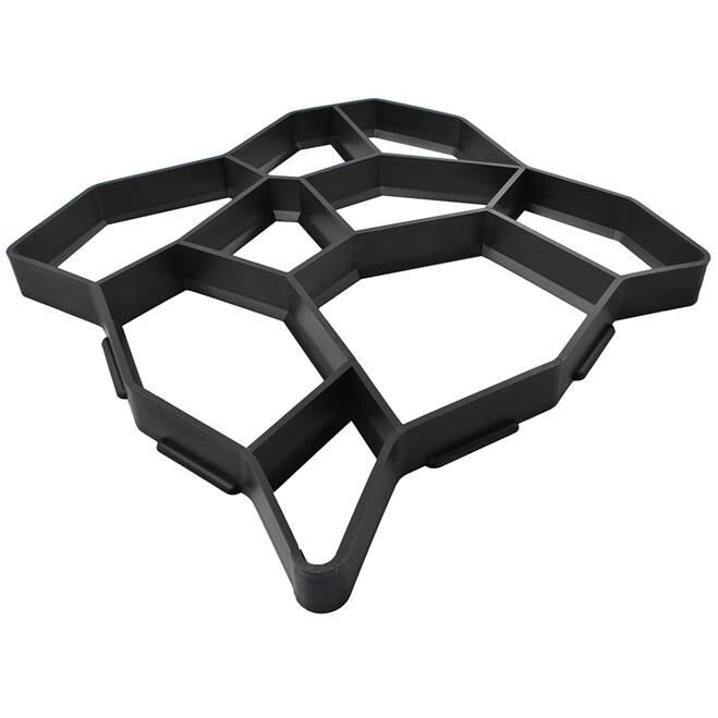 Matrita cu dale pentru pavaj piatra decorativa, Negru, 32x32x4 cm Imagine secundară a produsului