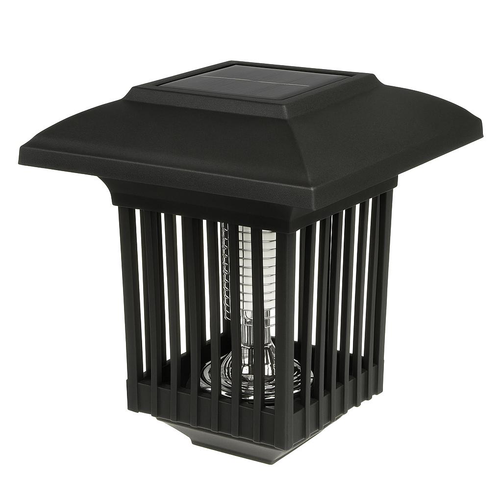 Lampă Solara Anti-Insecte 2 in 1 cu LED UV si Lumina Decorativa, Exterior/Interior, 3 Tipuri de Montaj