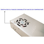 Sursa alimentare profesionala 12V comutatie carcasa metalica cu ventilator