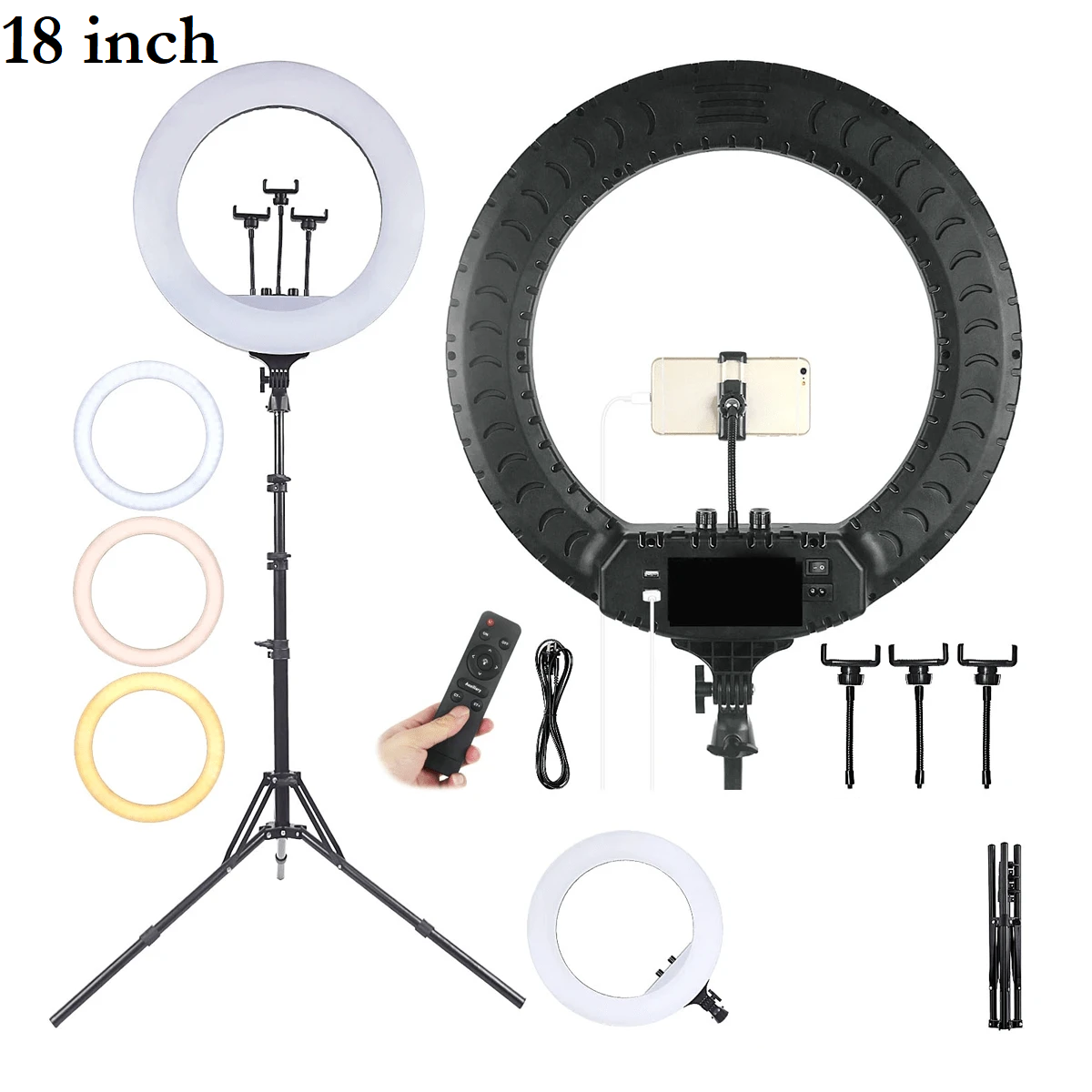 Lampă circulara cu trepied Selfie Ring Light cu LED