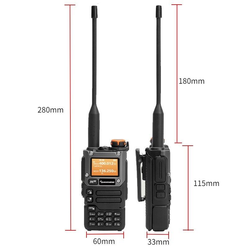 Statie Radio emisie-receptie Walkie Talkie Quansheng UV-K5 5W, UHF, VHF