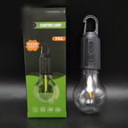 Set 4 becuri LED Retro cu decor de iluminare, pentru camping în Aer Liber, suspendate cu incarcare Tip-C Fast