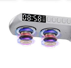 Statie incarcare wireless 3 in 1 cu Lampă RGB si boxa bluetooth, control aplicatie