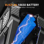 Lanterna solara cu proiector lateral cob si incarcare USB