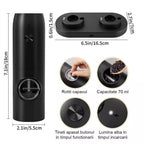 Set 2 Rasnite Electrice pentru sare, piper sau condimente, Indicator LED
