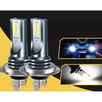 Set 2 becuri auto LED H7 – 12 LED-uri SMD, 120W, lumina alba 6000K