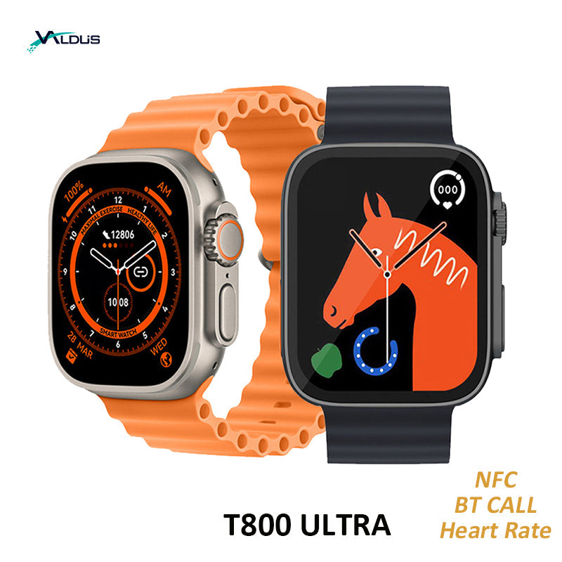 Ceas inteligent SmartWatch Z68 Ultra, compatibil cu orice telefon, apel Bluetooth, Încărcător wireless, metal