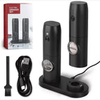 Set 2 Rasnite Electrice pentru sare, piper sau condimente, Indicator LED