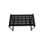 Suport cuptor microunde cu raft superior 57.5x26x31 cm, organizator Bucătărie metalic, alb/negru