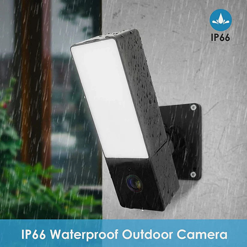 Camera supraveghere 4K exterior cu senzor miscare reflector si aplicatie mobila