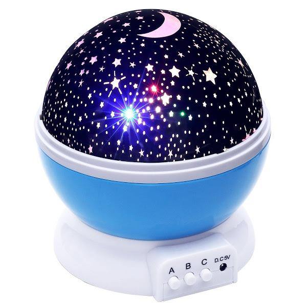 Proiector rotativ cu stele si luna - cu functie de rotatie la 360 grade Imagine secundară a produsului