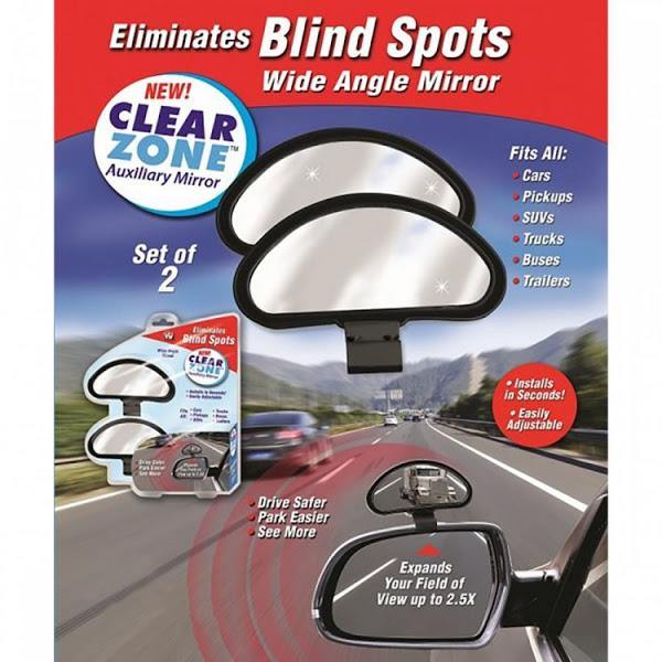 Set 2 x Oglindă auto suplimentara unghi mort cu LED pentru Baie și Machiaj