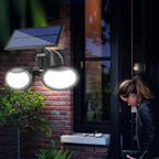 Lampă solara dubla 56 LED cu senzor de miscare