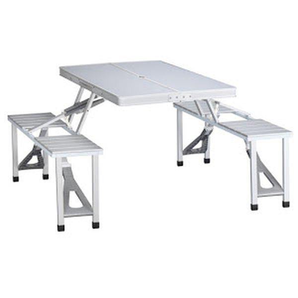 Masa pliabila picnic tip geamantan - Model aluminiu Imagine secundară a produsului